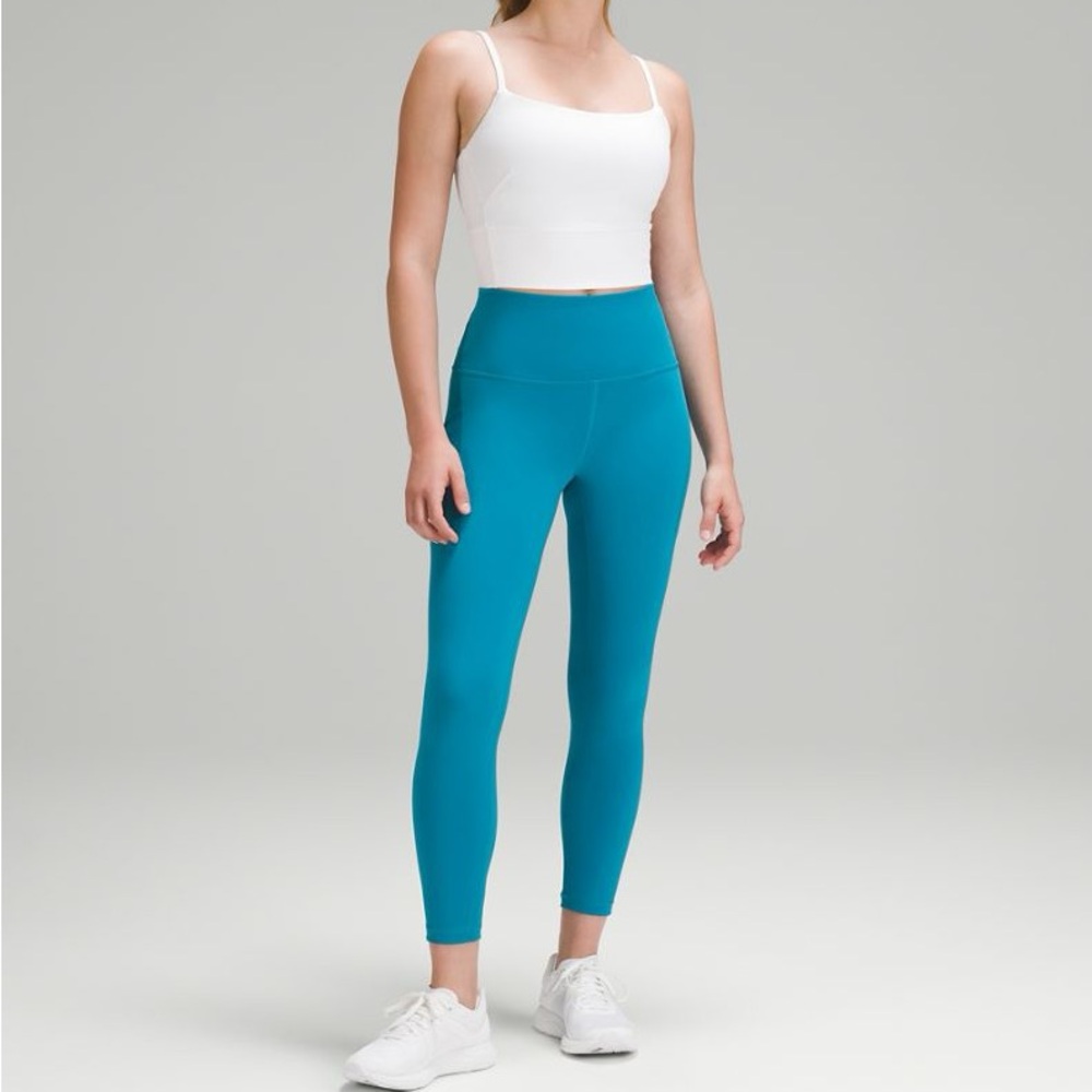 lululemon athletica Teal Ankle Cropped Pants
